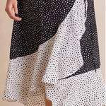 Summersalt  Beach to Brunch On the Dot Wrap Midi Skirt Packable Travel Skirt 2XL Photo 0