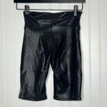 Spanx Faux-Leather Moto Bike Shorts Size Small Photo 3