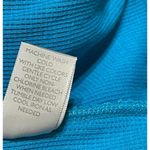 Avenue Women's Full Zip Jacket Waffle Knit Teal Blue Size 22/24 Cotton Stretch Photo 7