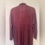 Silence + Noise  Red Floor Length Duster Cardigan Duster SZ S Photo 4