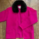 American Vintage Vintage fur Borg collar fuschia jacket Photo 0