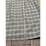 Ann Taylor  Short‎ Pencil Mini Skirt Womens 4P S Green Cream Plaid Lined Slit EUC Photo 6