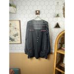 Free People  Feather in the Wind Charcol Embellished Tunic - Size - Medium Photo 1