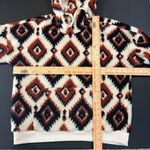 Shyanne  Life Aztec Fleece hooded Pullover size medium Photo 6