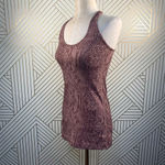Lululemon  Cool Racerback Tank Top Desert‎ Snake Berry Multi Pink Red Size 4 Photo 3