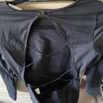 Le lis Backless Black Long Sleeve Bodysuit  Photo 2