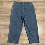 Cherokee  Boho Women's High Waist Mom Jeans Wide Leg Cropped Tapered Sz 16 32x23 Photo 6