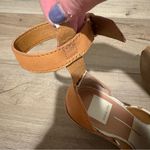 DOLCE VITA Urbane Zebra Wedge Sandal Platform Heels Brown Natural Canvas cork 7 Tan Photo 6