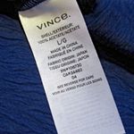 Vince NWT  Asymmetrical Crinkled Satin Midi in Ink Blue Bias Cut Dress L $295 Photo 7