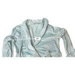 kim rogers Kim‎ Rogers Blue Fuzzy Belted Adjustable Waist Bath House Robe Set Sz Large Photo 5