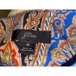 J.Crew $98 Tie-Waist Short Skort Paisley Ratti Mediterranean Size 6 EUC Photo 14