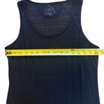 prAna Black Semi Sheer Sleeveless Mini Dress Beach Coverup Womens Size Large Photo 8