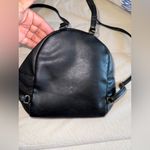 ALDO Black Quilted mini Backpack with Gold Accents Photo 2