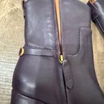 Franco Sarto Purple Etta Pointed Toe Wedge Booties Ankle Boots Size 5.5M Western Photo 9