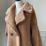 Jayley Mocha Faux Shearling Coat OSFM Photo 5