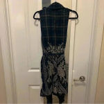 Johnny Was 751   Dion Draped Vest Belted Waist Embroidered Vest Photo 2