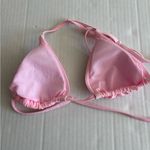 Baby pink rhinestone embellished triangle bikini top small Photo 2