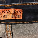 Stretch blue dark wash denim cuffed short size large Photo 4