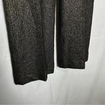 J.Crew Wool Silk Blend Metellic Gold Favorite Fit Wide Leg Trouser Slack Pants 2 Photo 6