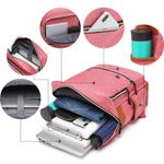 Backpack for airplane school baby adventure college sport everything you… Red Photo 3