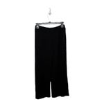 Lysse  Pull on Crop Flare Legging Pants Black Slit Detail Size Small Womens Photo 2