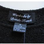 NWT QVC Wardrobe by Brenda French Black Nubby Knit Sleeveless Tank Maxi Dress M Size M Photo 5