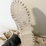 Gianni Bini Animal Print Rhinestone Champagne Combat Boots Photo 5