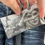 Miss Me  buckle beaded embroidered straight leg Y2K 2000s blue jeans 28x33.5 NWT Photo 9