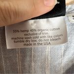 Goddess Gear Blue Stripe Hemp Organic Cotton Top Sleeveless Hi Photo 6