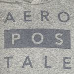 Aeropostale  hoodie graphic sweatshirt long sleeve pouch pocket gray navy size XL Photo 2