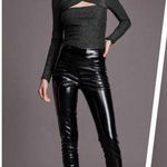 ALLSAINTS NEW All Saints Caelum Metallic Twist Top Blouse Long Sleeve Gunmetal Size 4 Photo 0