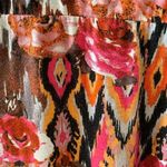 Degrees Milk Maid Floral Spaghetti Strap Ruffle Maxi Bohemian Women’s #1009 Red Size M Photo 5