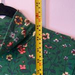 Anthropologie Maeve Green Floral Turtleneck Shirt Whimsy Fairy Women size Small Photo 7