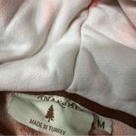 Wanakome  Artemis Tie Dye Pink and White Cowl Neck hoodie Sweatshirt medium Photo 5