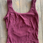 Dazy Women's Burgundy Tank Top Red Photo 0
