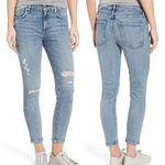 AGOLDE Sophie Crop High Waisted Skinny in Outsider Blue Size 24 Photo 1