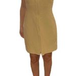 Laundry by Shelli Segal Laundry Linen Silk Yellow Dress Photo 3