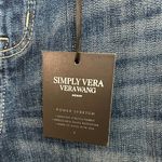 Vera Wang Simply Vera Size 4 Crop High Rise Modern Capri Blue Jeans NWT primrose Photo 5