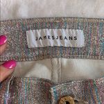 James Jeans  Ankle Pant Jean Woman's 26 Stretch Metallic Mid Rise Showgirl Twiggy Photo 8