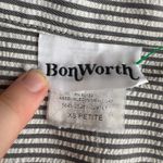 American Vintage Vintage black & white striped button-up shirt with lighthouse embroidery Photo 2