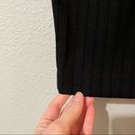 ECI  Stretchy Knit Ribbed Knee Length Pencil Skirt Womens S Dark Academia Modest Photo 1