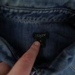 J. Crew Denim Pearl Snap Shirt Women's Small Blue Long Sleeve Western Cowgirl Photo 1