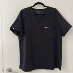 FIGS  Catarina One-Pocket Scrub Top Black Size Extra Large XL Technical Shirt Photo 1