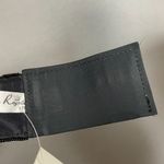 Deadstock Beaded Belt Vintage Women Black Structured Wide Hook and Loop Fancy Photo 6