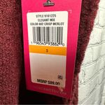 Vince Camuto Cowl Neck Sweater Drop Shoulder Soft Crisp Merlot/Burgundy S NWT Photo 5