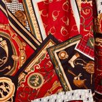 Ruff Hewn Vintage 80's 90's Equestrian Print Maxi Skirt Photo 1