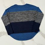 Rag and Bone Jean Blue Charcoal Striped Long Sleeve Hudson Tee Womens Small Casual Photo 7