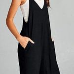 Loving People cropped onesie romper sz L black Size L Photo 0