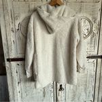 No Boundaries  White Oversized Hoodie Sweater Photo 2