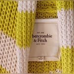 Abercrombie & Fitch Lime Green Knit Sweater Cardigan - Medium Photo 4
